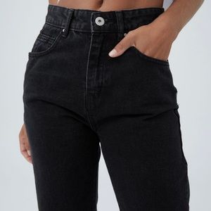 NWT Cotton On Black Mom Jeans